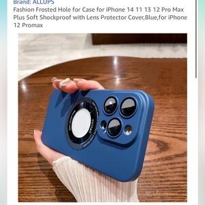 Blue Soft Shockproof Case for iPhone 12 Pro Max